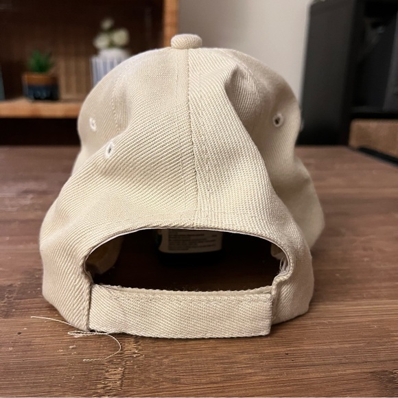 Patriotic Eagle American Flag Embroidered Beige Cap - Picture 5 of 6